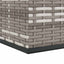 hyndeboks 145x100x103 cm polyrattan grå