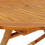 foldbart havebord 110 cm massivt akacietræ