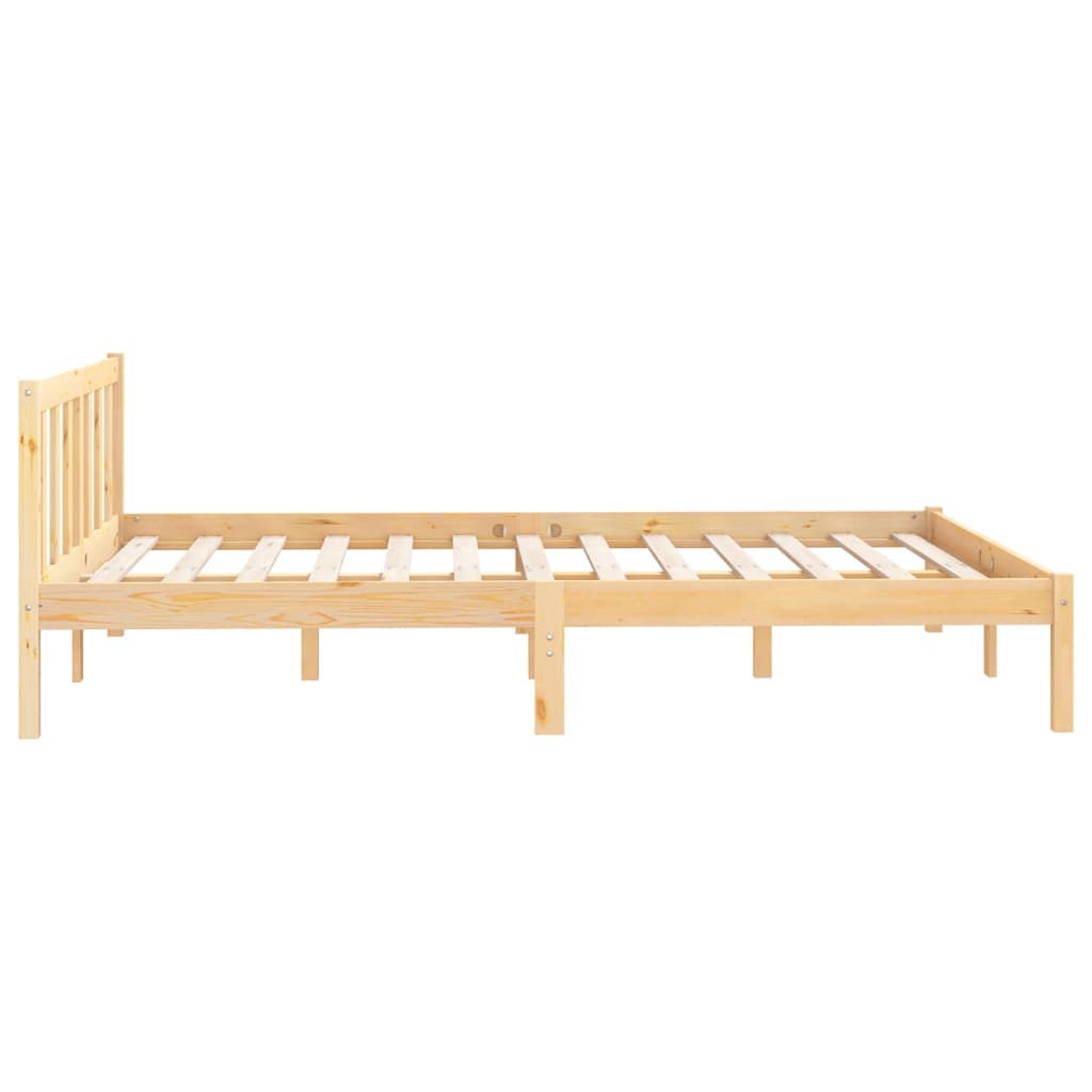sengeramme 140x200 cm massivt fyrretræ
