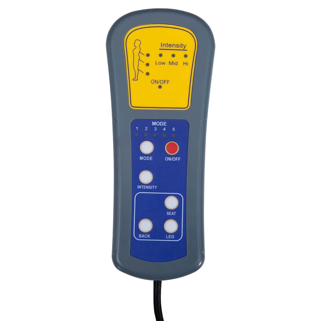 massagestol kunstlæder cremefarvet