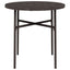 tebord 45 cm polyrattan brun