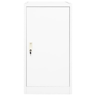 sadelskab 53x53x105 cm stål hvid