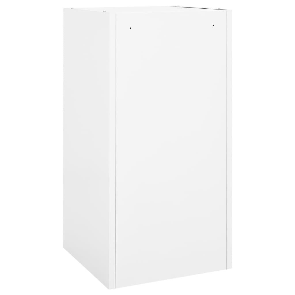 sadelskab 53x53x105 cm stål hvid