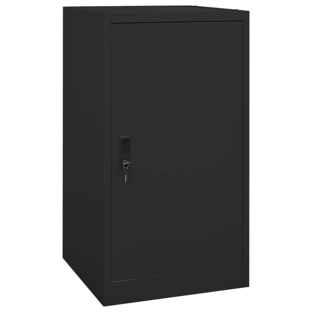 sadelskab 53x53x105 cm stål sort billede