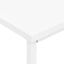 industrielt skrivebord med skuffer 105x52x75 cm stål hvid