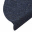 selvklæbende trappemåtter 15 stk. 56x17x3 cm blå