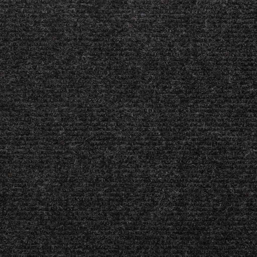 selvklæbende trappemåtter 15 stk. 65x22,5x3,5 cm sort