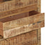skuffeskab 60x33x75 cm massivt mangotræ