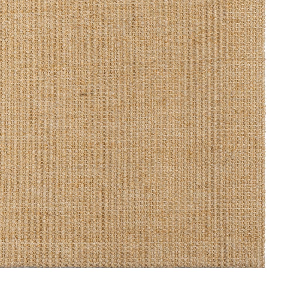 gulvtæppe 80x100 cm naturlig sisal