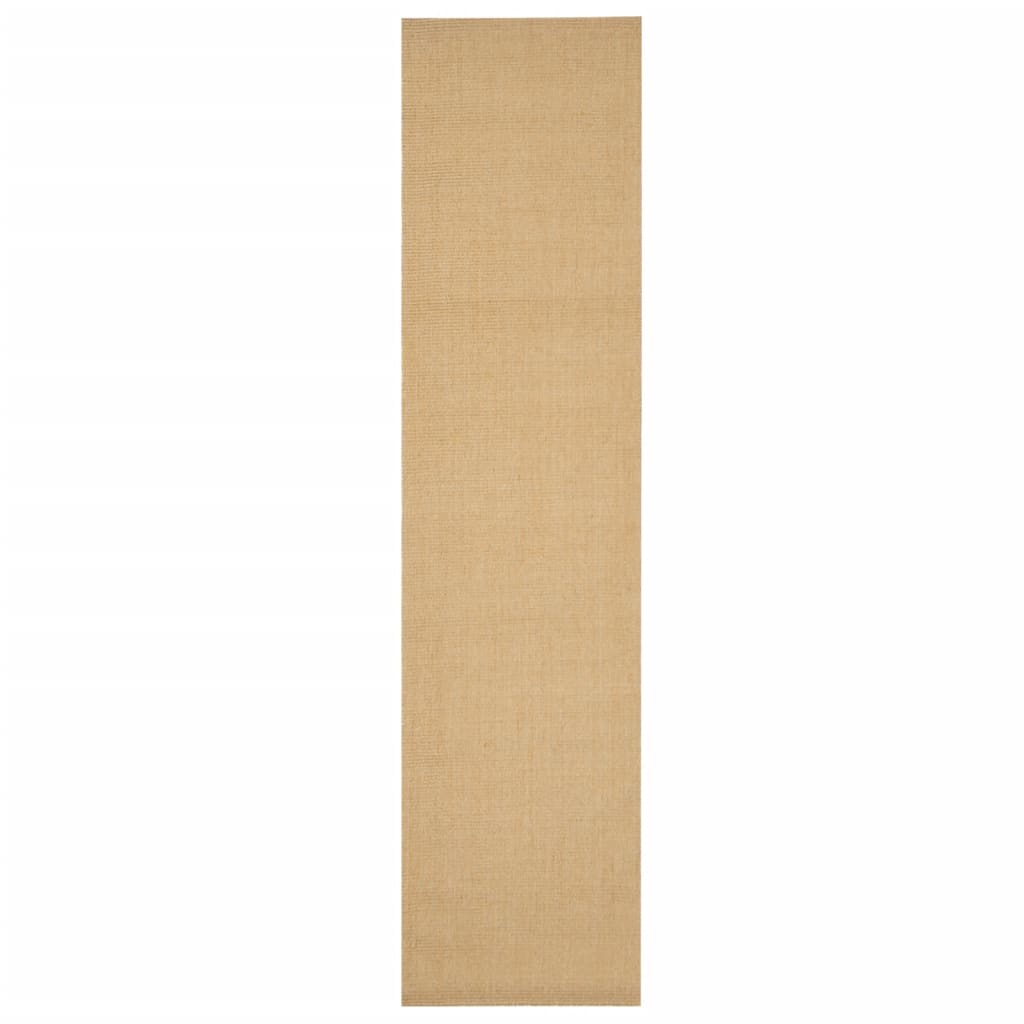 gulvtæppe 80x350 cm naturlig sisal