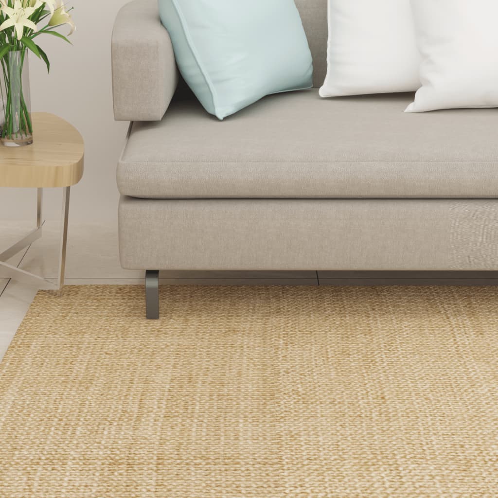 gulvtæppe 80x350 cm naturlig sisal