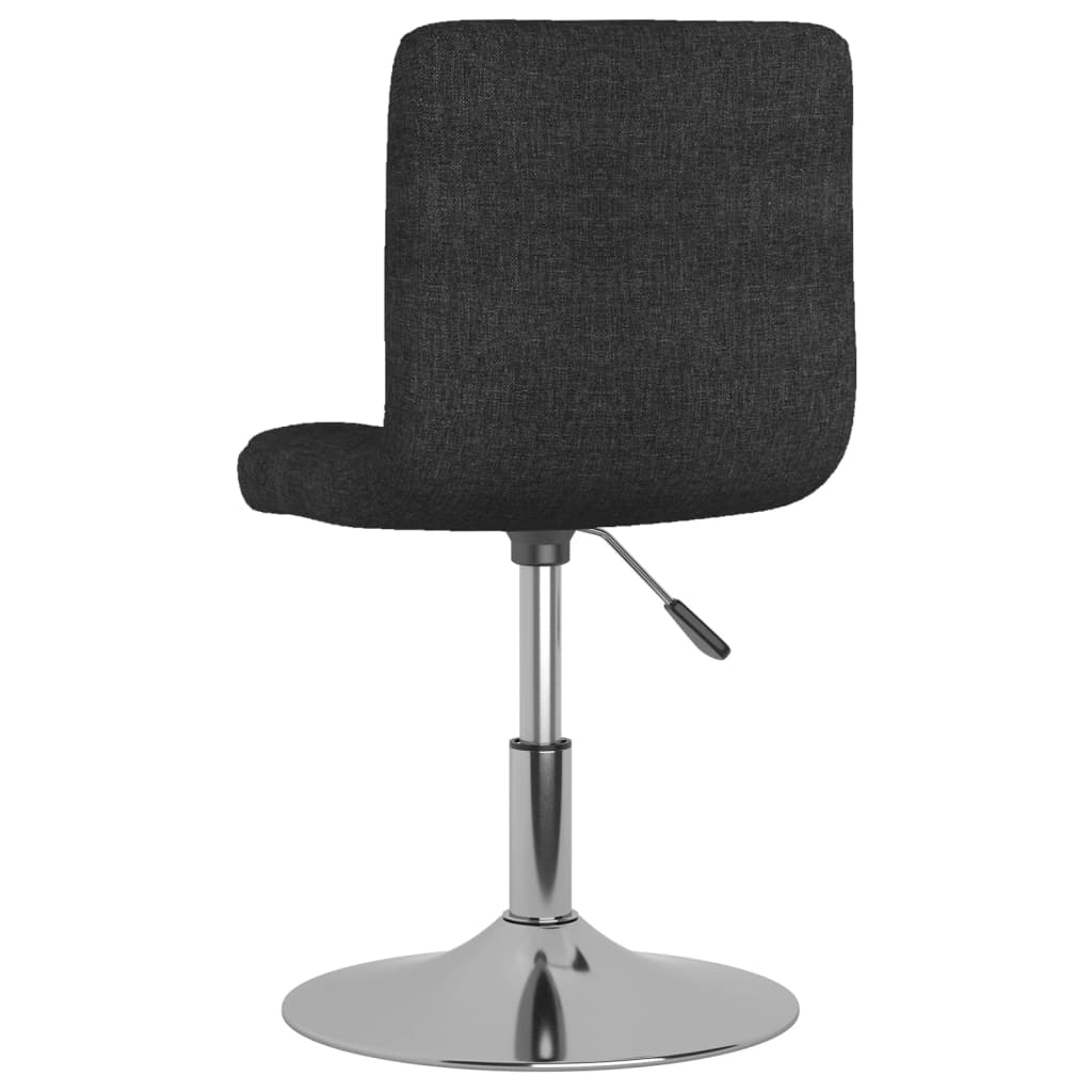 drejelige spisebordsstole 4 stk. stof sort
