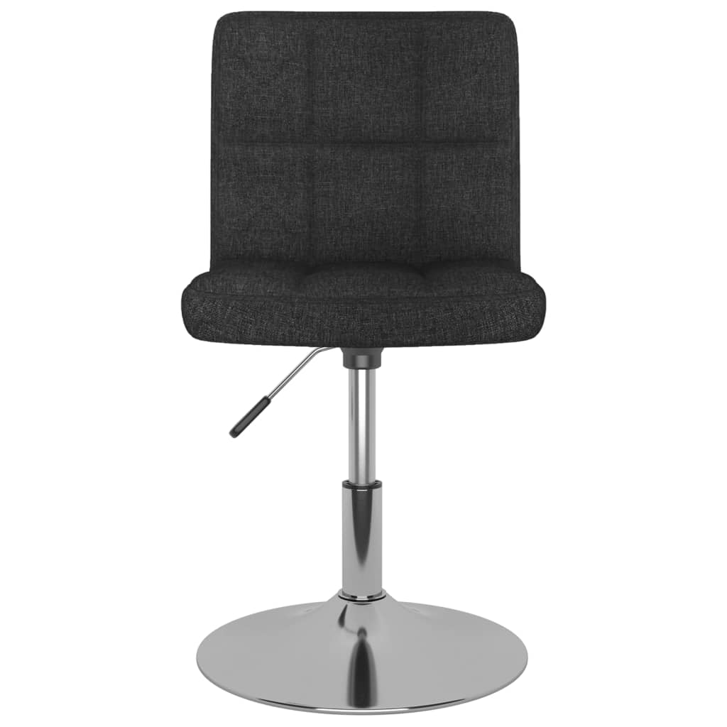 drejelige spisebordsstole 6 stk. stof sort