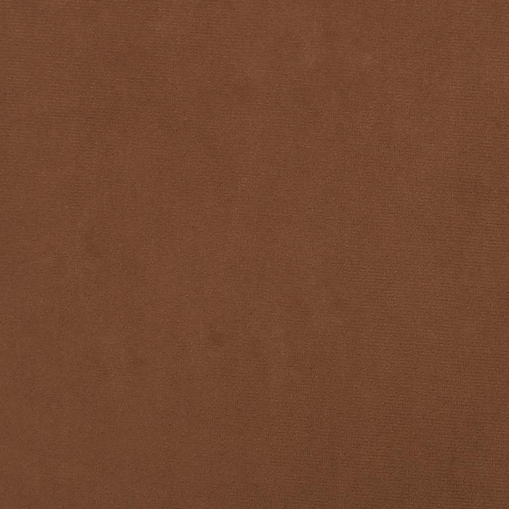 skammel fløjl brun