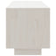 tv-bord 110x30x33,5 cm massivt fyrretræ hvid
