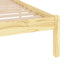 sengeramme 90x190 cm massivt træ