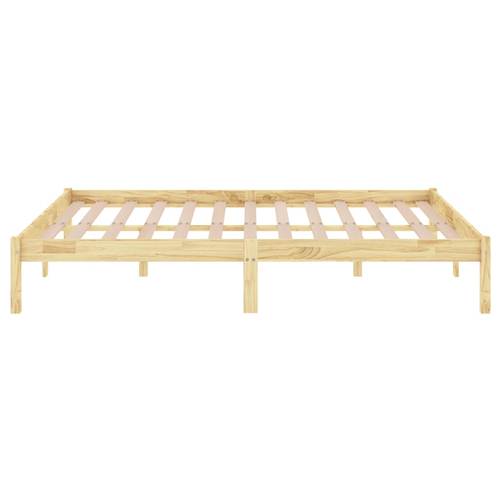 sengeramme 140x190 cm massivt fyrretræ