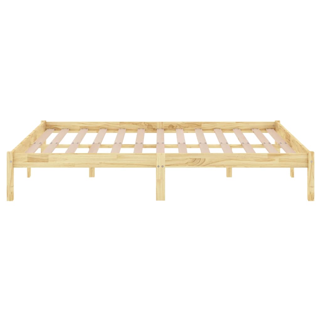 sengeramme 160x200 cm massivt fyrretræ