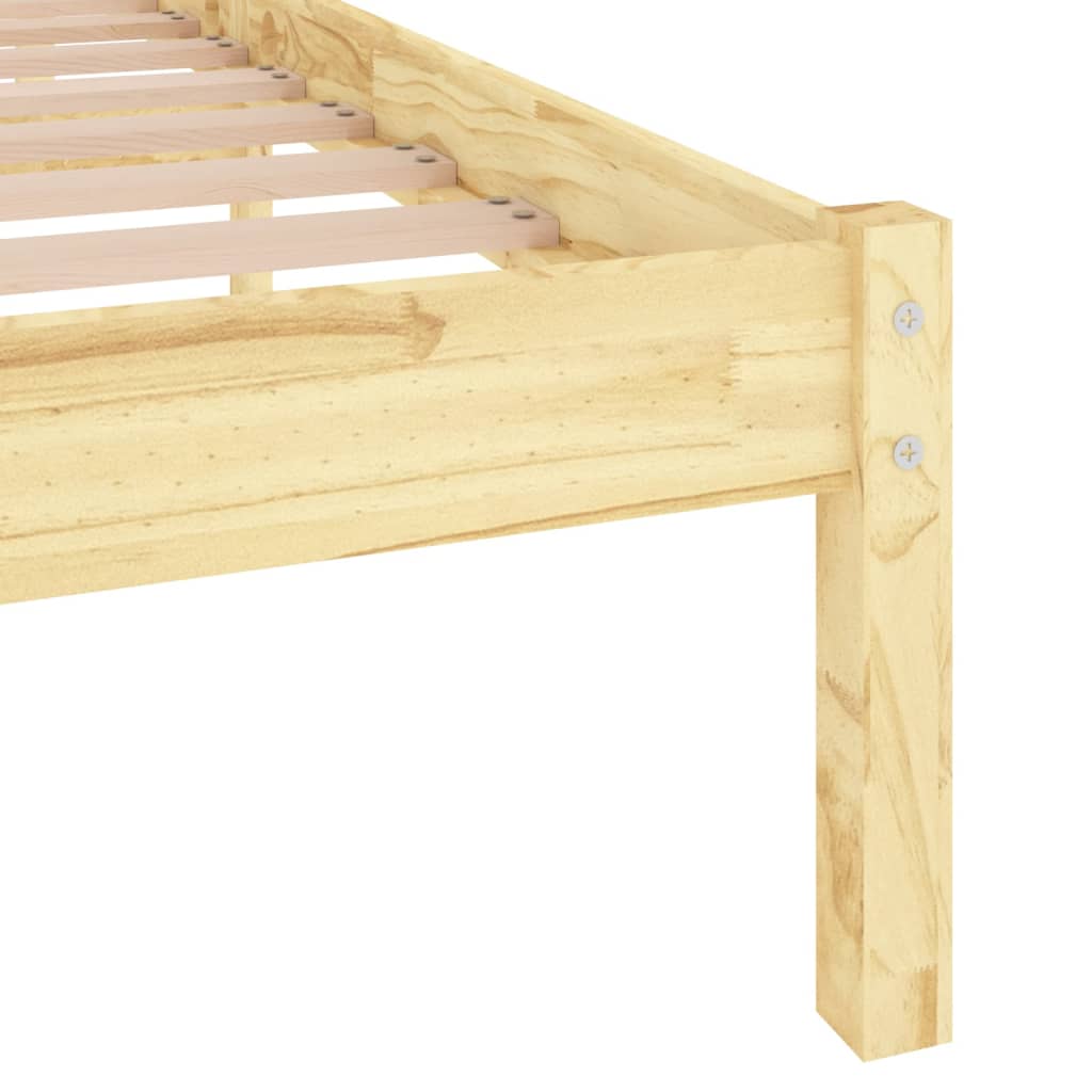 sengeramme 180x200 cm massivt fyrretræ