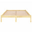 sengeramme 200x200 cm massivt fyrretræ