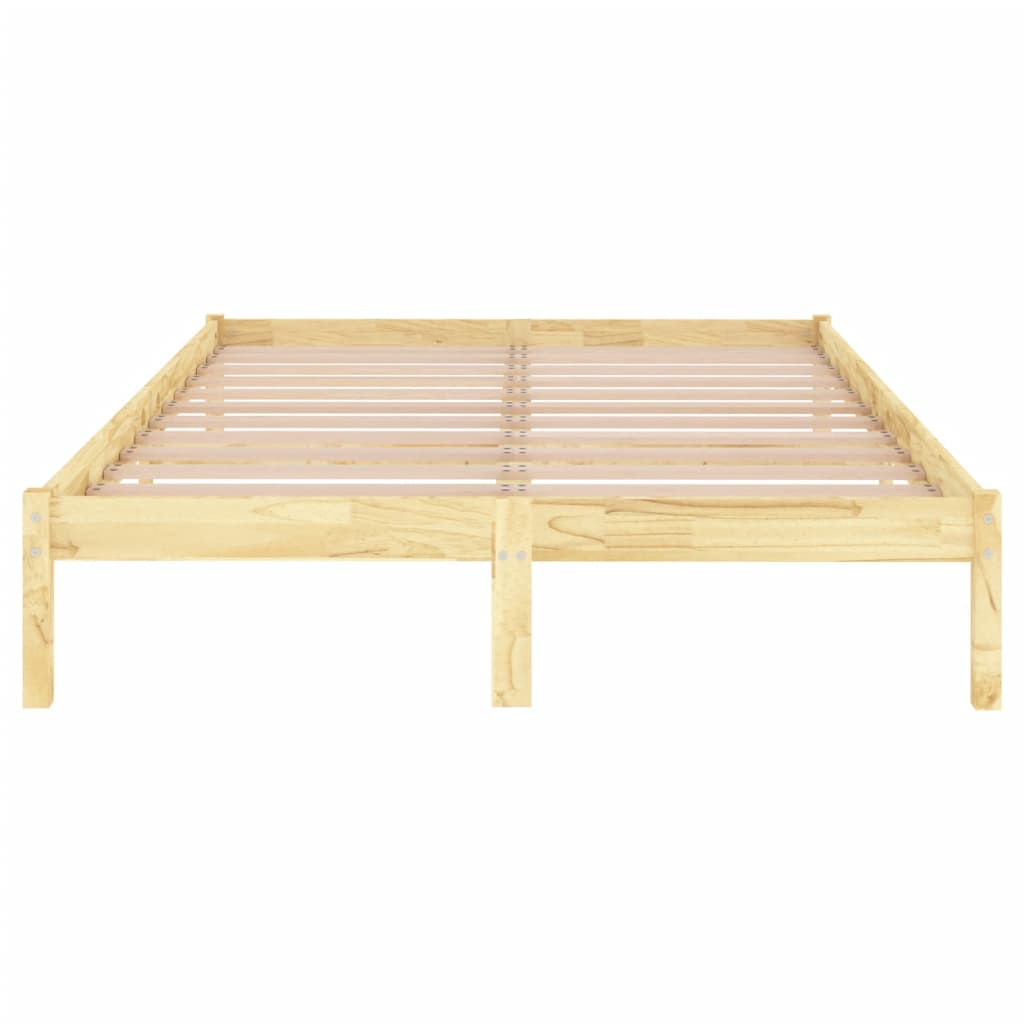 sengeramme 200x200 cm massivt fyrretræ