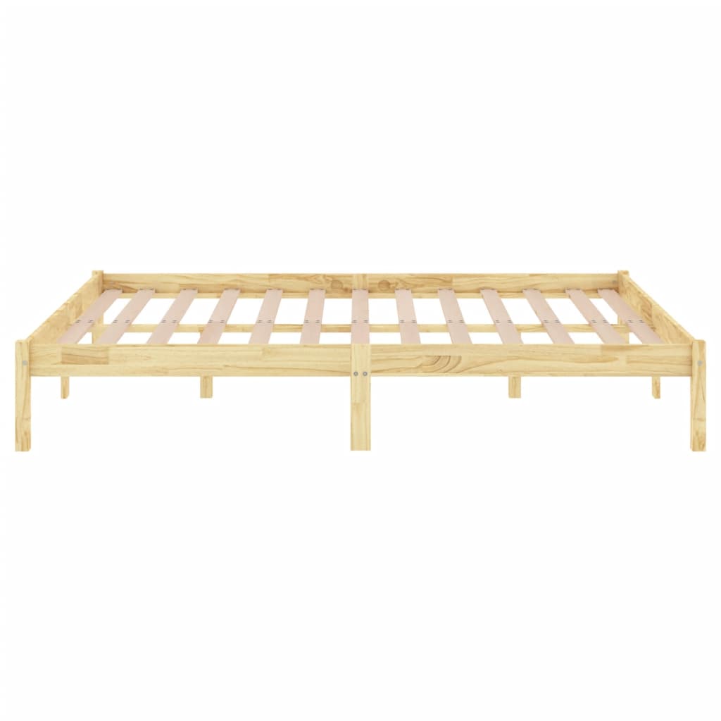sengeramme 200x200 cm massivt fyrretræ