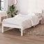 sengeramme 75x190 cm Small Single massivt træ hvid