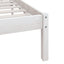 sengeramme 90x190 cm Single massivt fyrretræ hvid