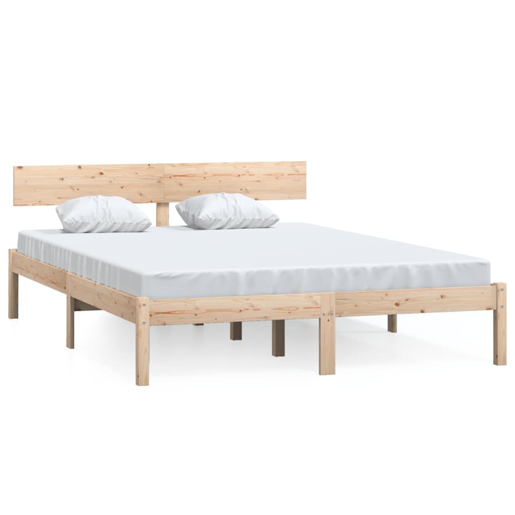 sengeramme 120x190 cm massivt træ