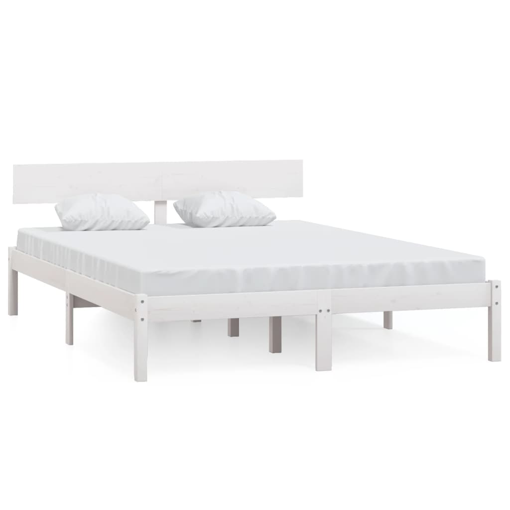 sengeramme 120x190 cm Small Double massivt træ hvid
