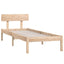 sengeramme 90x200 cm massivt fyrretræ