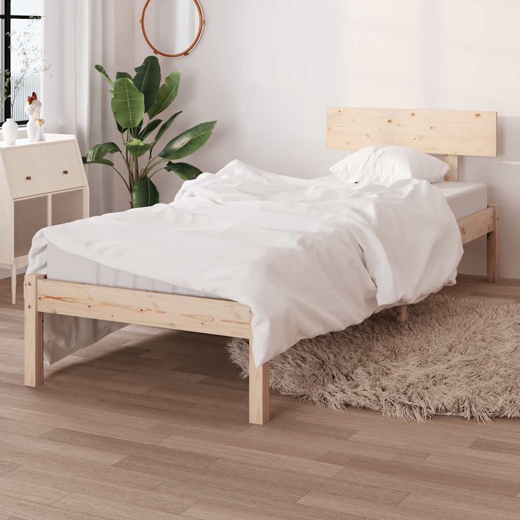 sengeramme 90x200 cm massivt fyrretræ