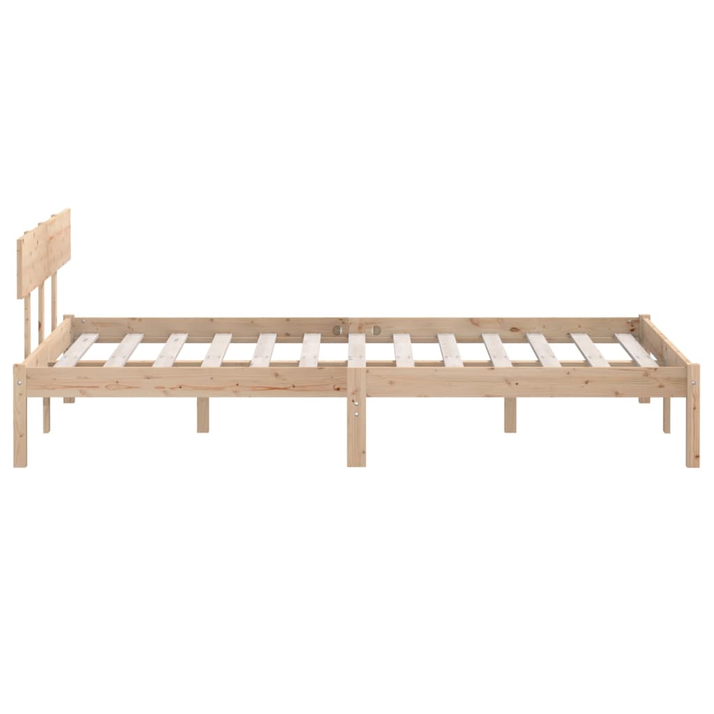 sengeramme uden madras 120x200 cm massivt træ