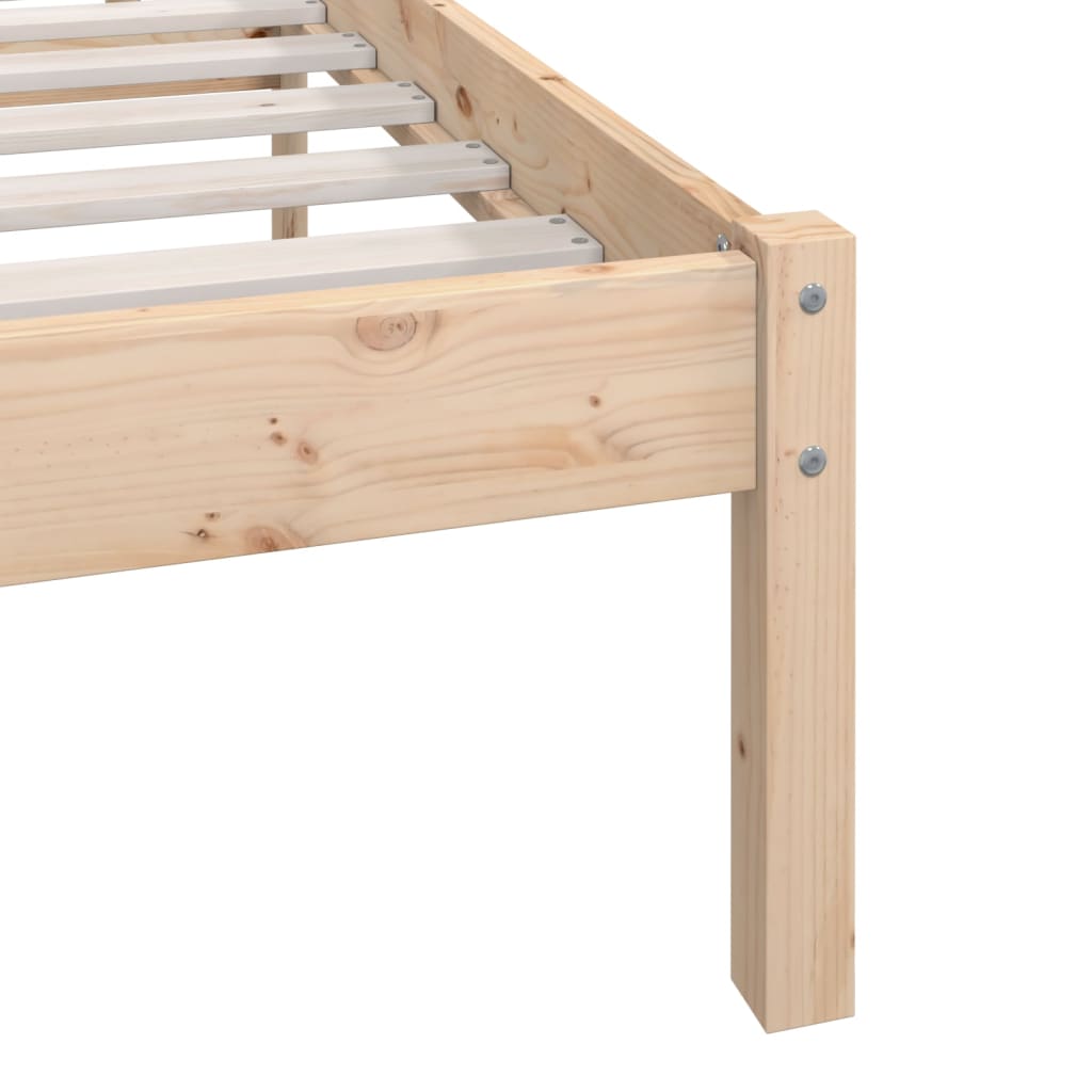 sengeramme 180x200 cm massivt fyrretræ