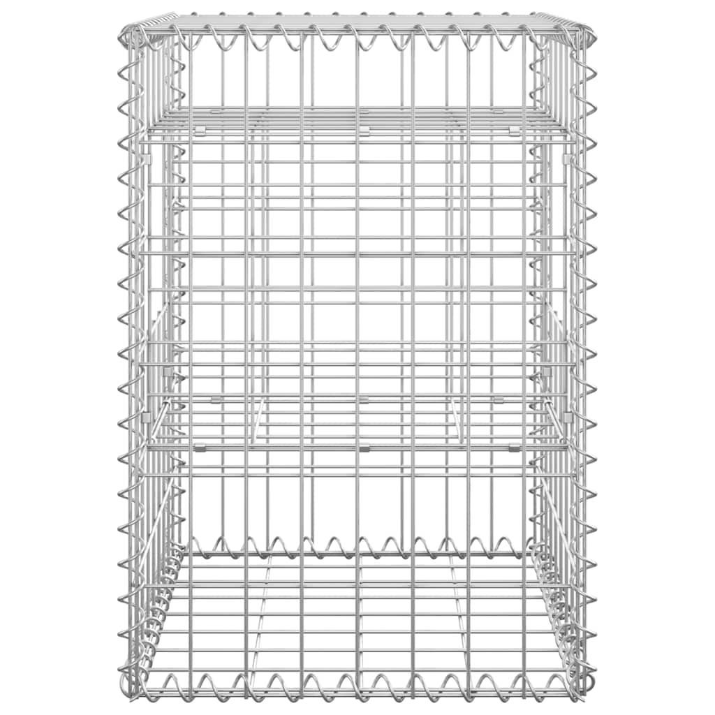 gabionkurve 2 stk. 40x40x60 cm jern