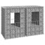 gabionkurve 2 stk. 40x40x60 cm jern