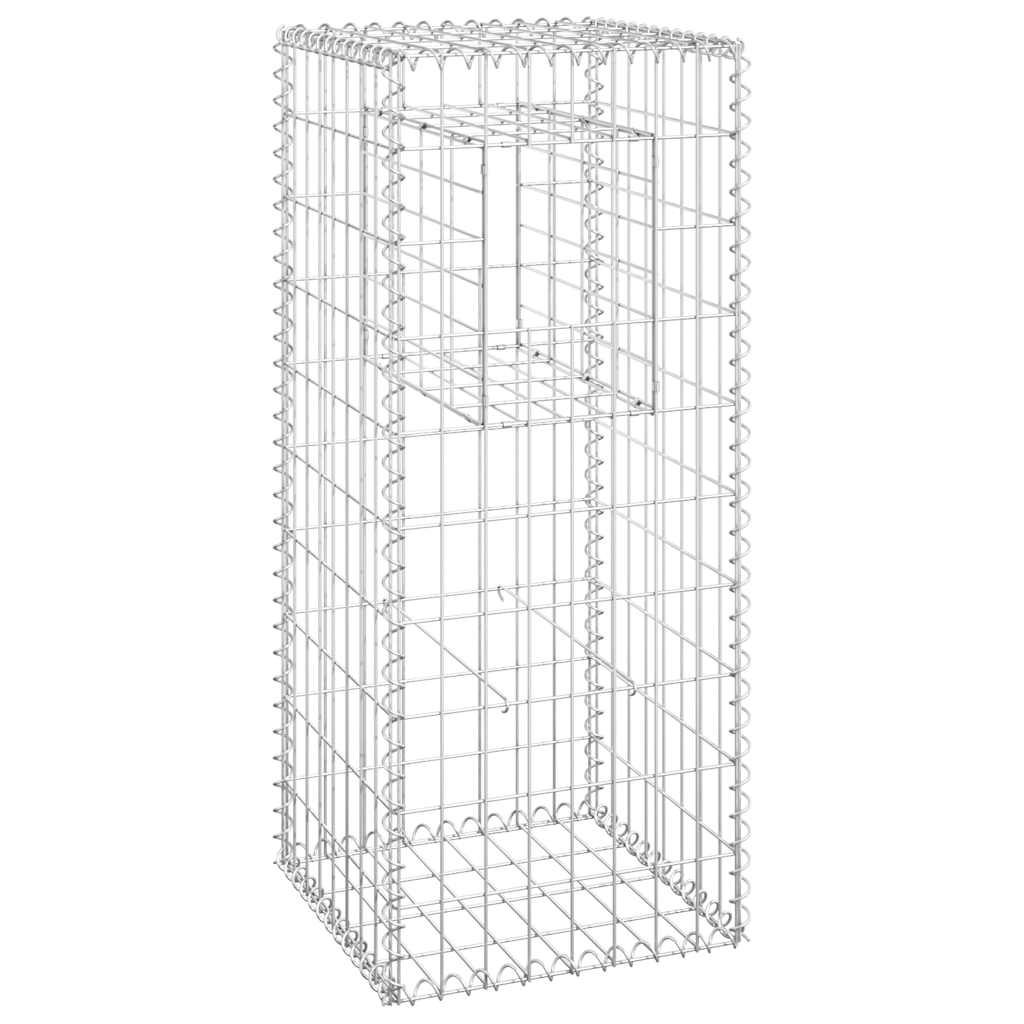 gabionkurve 2 stk. 40x40x100 cm jern