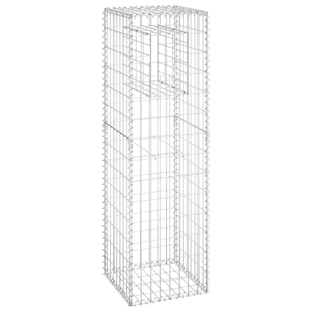 gabionkurve 2 stk. 40x40x140 cm jern