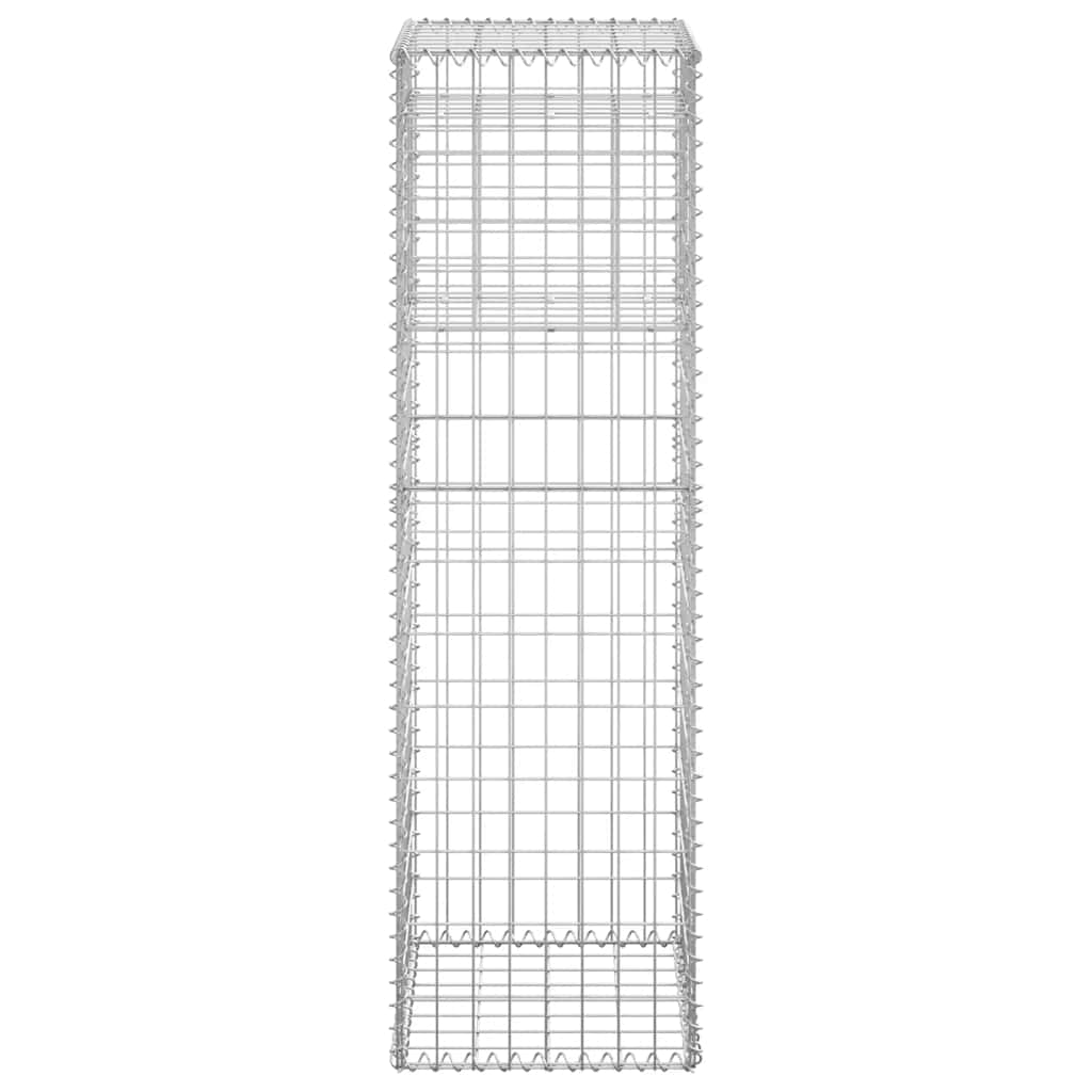 gabionkurve 2 stk. 40x40x140 cm jern