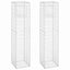 gabionkurve 2 stk. 40x40x180 cm jern