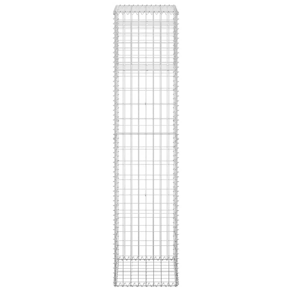 gabionkurve 2 stk. 40x40x180 cm jern