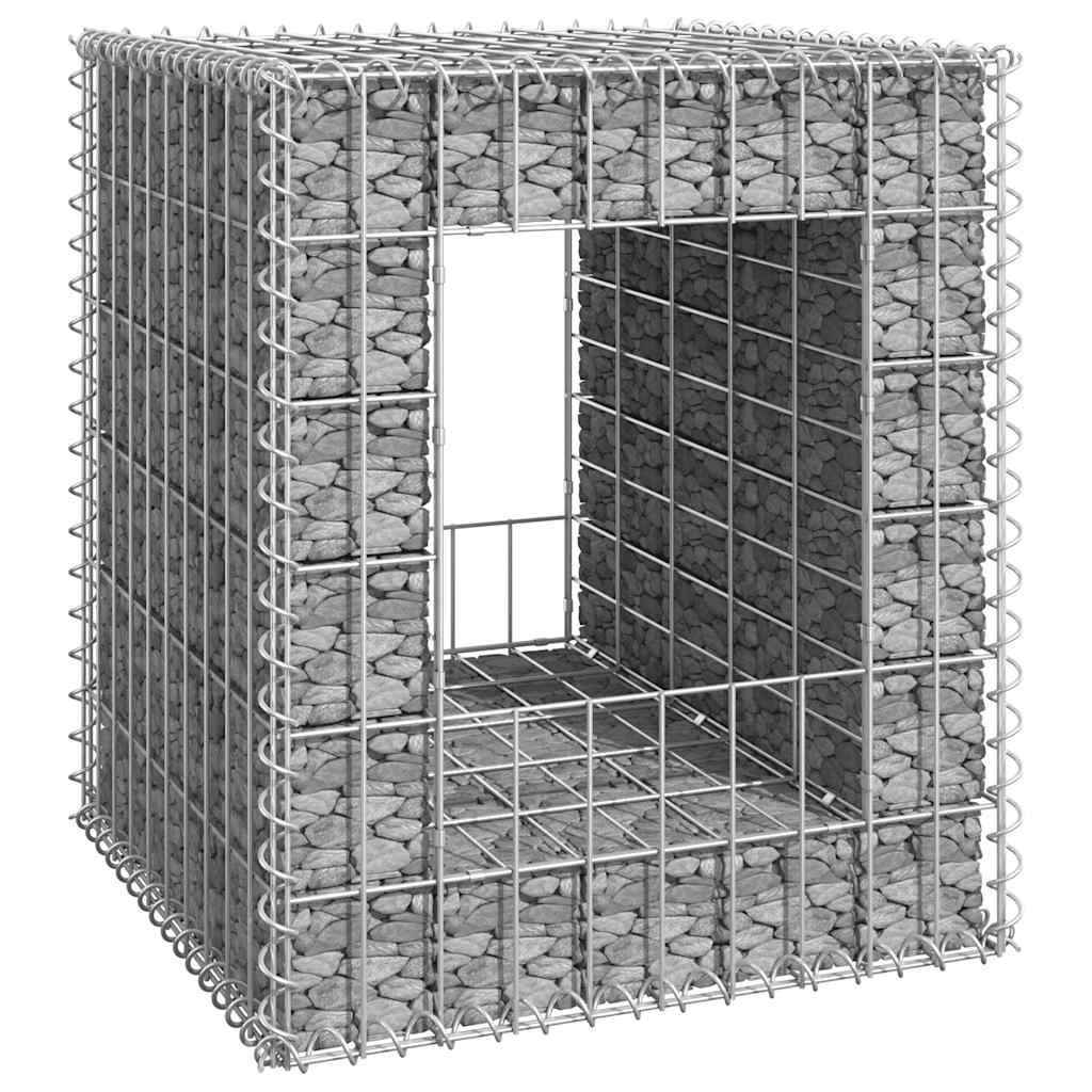 gabionkurv 50x50x60 cm jern billede