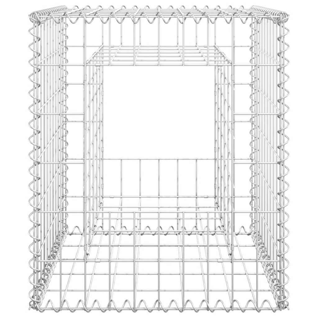 gabionkurve 2 stk. 50x50x60 cm jern