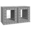 gabionkurve 2 stk. 50x50x60 cm jern