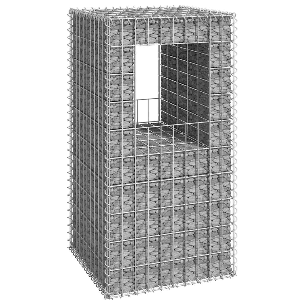 gabionkurv 50x50x100 cm jern billede