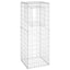 gabionkurve 2 stk. 50x50x140 cm jern