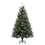 juletræ med grankogler 150 cm PVC & PE grøn