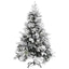 juletræ med puddersne og grankogler 150 cm PVC & PE