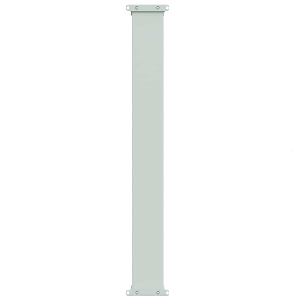 sammenrullelig sidemarkise til terrassen 117x600 cm sort