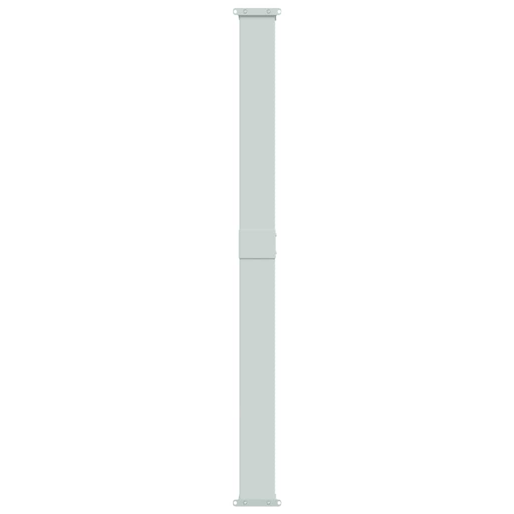 sammenrullelig sidemarkise til terrassen 180x600 cm grå